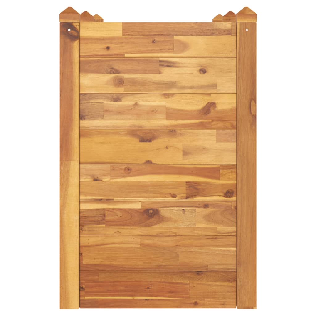 Povišena vrtna gredica 160x60x84 cm od masivnog bagremovog drva