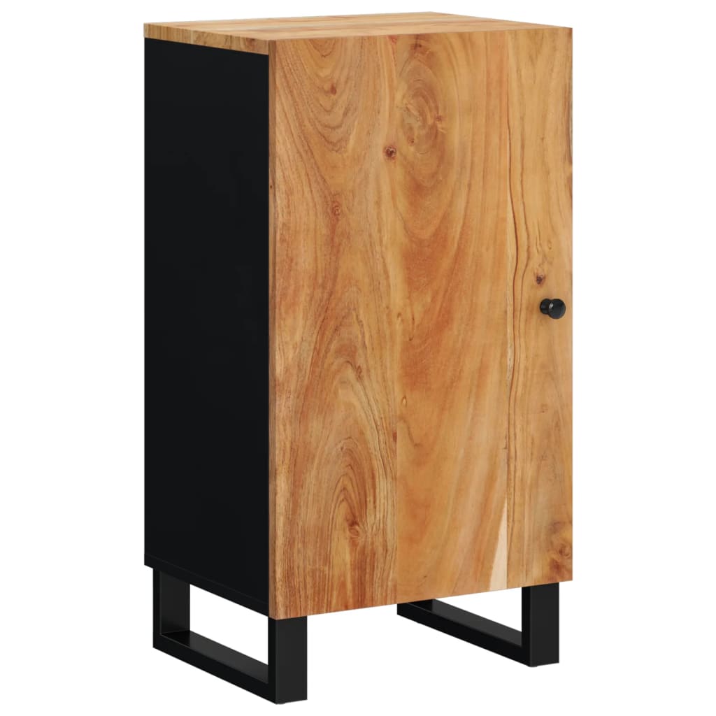 Komoda s vratima 40 x 31 x 75 cm od masivnog drva bagrema
