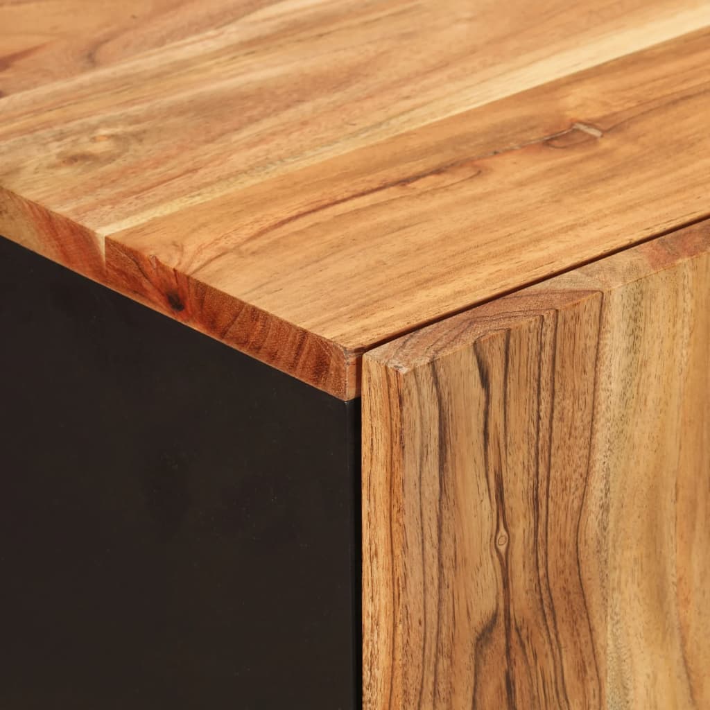 Komoda s 4 vrata 60 x 33 x 75 cm od masivnog bagremovog drva