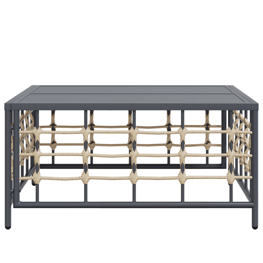 Vrtni stol antracit 70 x 70 x 34 cm od poliratana