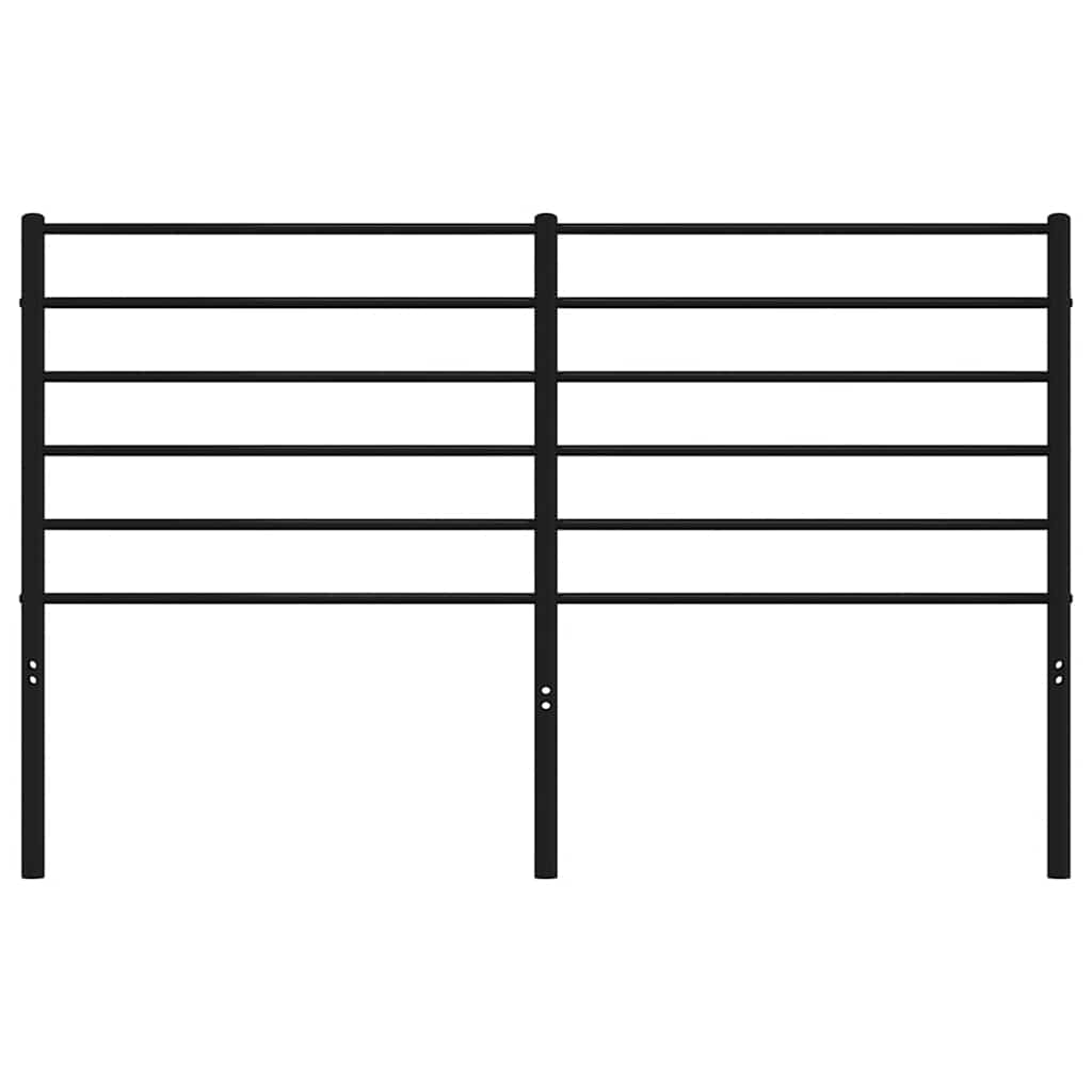 Metalno zamjensko uzglavlje crno 120 cm
