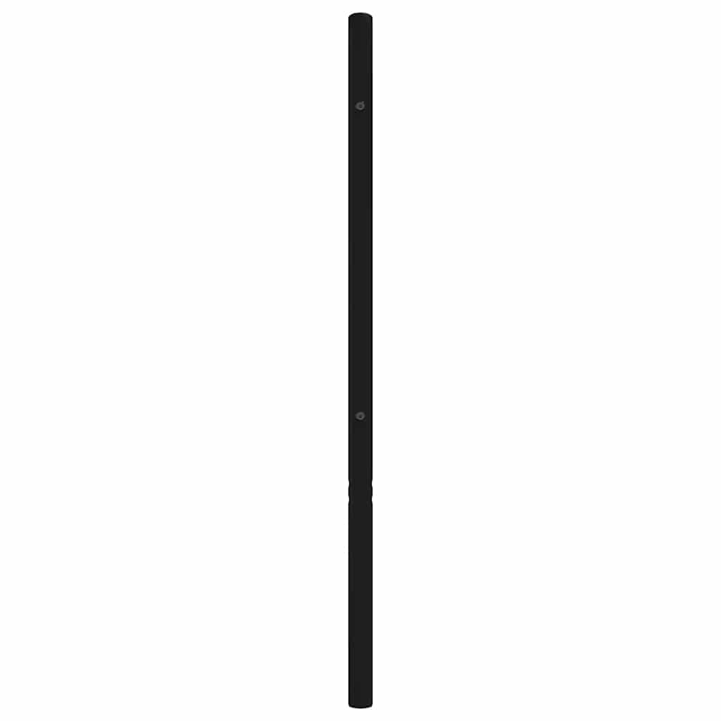 Metalno zamjensko uzglavlje crno 160 cm