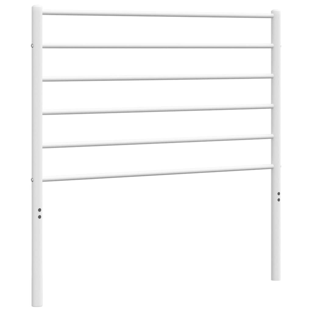 Metalno zamjensko uzglavlje bijelo 100 cm