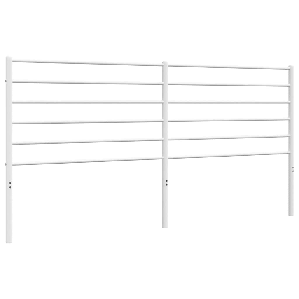 Metalno zamjensko uzglavlje bijelo 193 cm