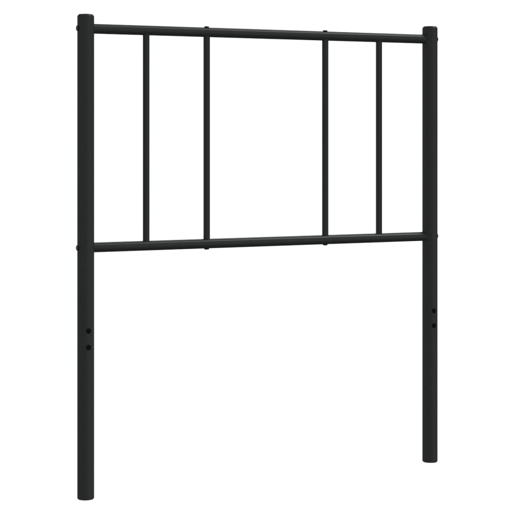 Metalno zamjensko uzglavlje crno 107 cm