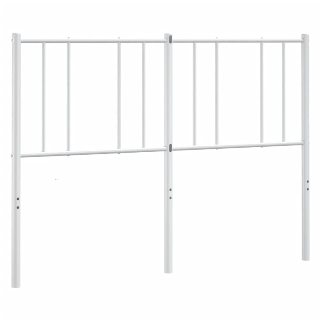 Metalno zamjensko uzglavlje bijelo 160 cm
