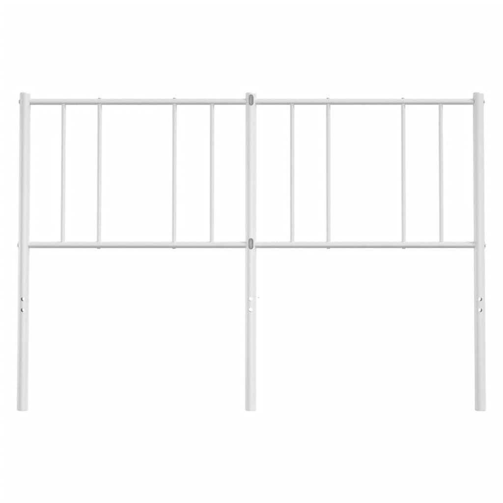 Metalno zamjensko uzglavlje bijelo 160 cm