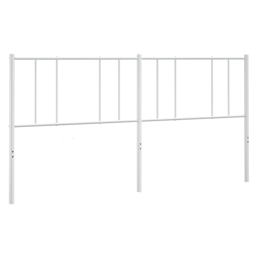 Metalno zamjensko uzglavlje bijelo 193 cm