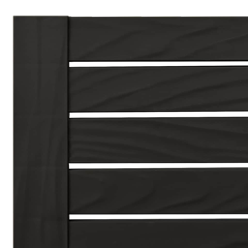 Ležaljke za sunčanje 2 kom crne 155x58x83 cm od polipropilena