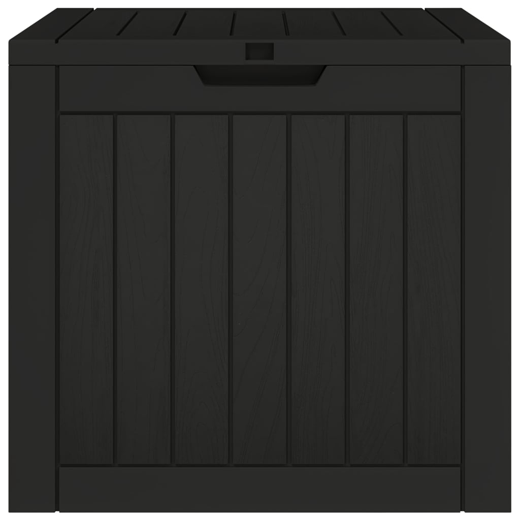 Vrtna kutija za pohranu crna 55,5 x 43 x 53 cm polipropilen
