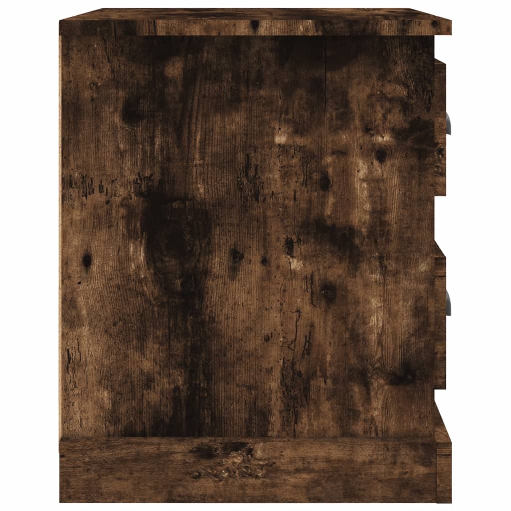 Noćni ormarići 2 kom boja hrasta 39x39x47,5cm konstruirano drvo