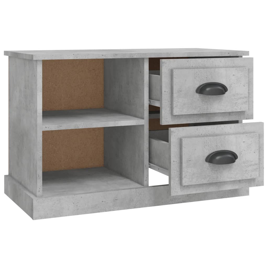 TV ormarić boja betona 73x35,5x47,5 cm konstruirano drvo