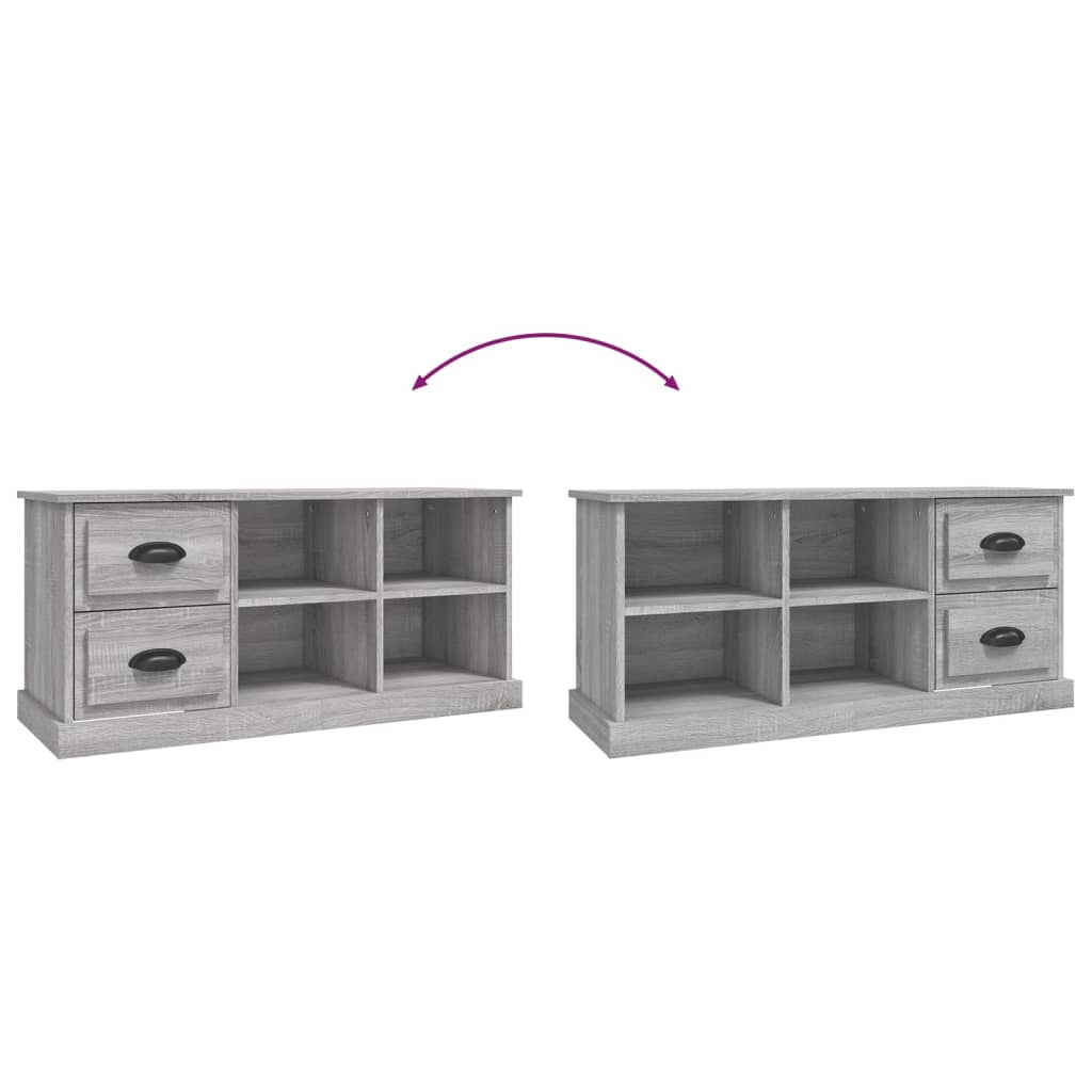 TV ormarić boja hrasta sonome 102x35,5x47,5cm konstruirano drvo
