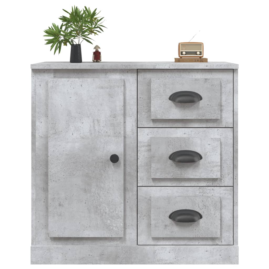 Komoda siva boja betona 70x35,5x67,5 cm od konstruiranog drva