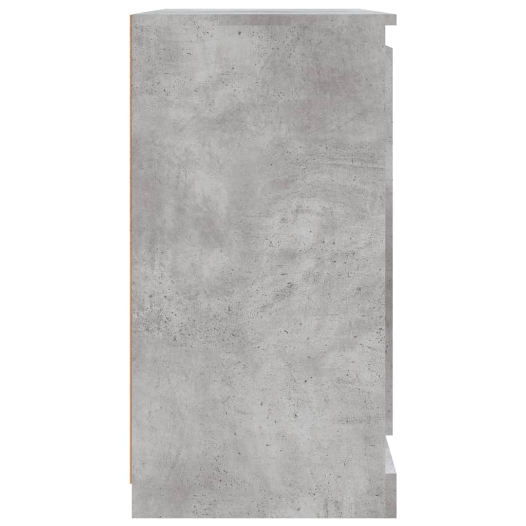 Komoda siva boja betona 70x35,5x67,5 cm od konstruiranog drva