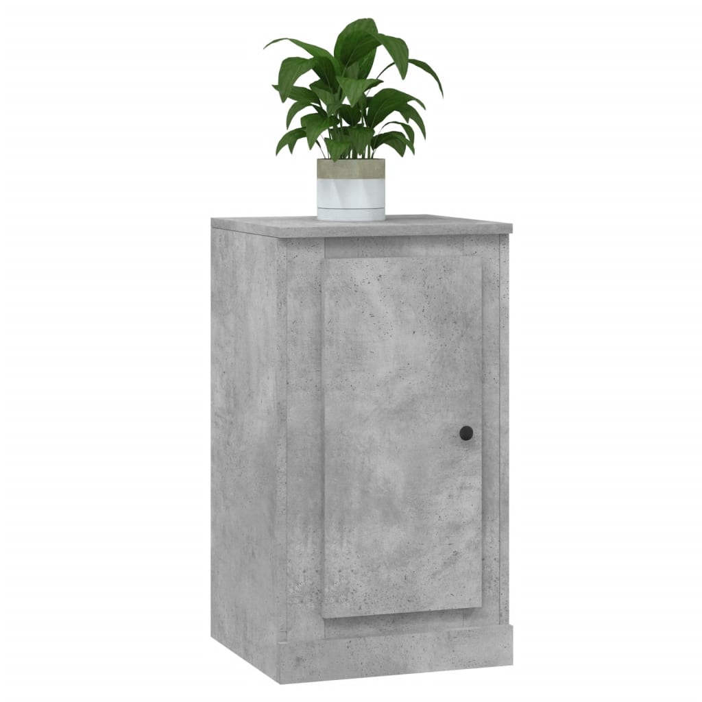 Komoda siva boja betona 37,5x35,5x67,5 cm od konstruiranog drva