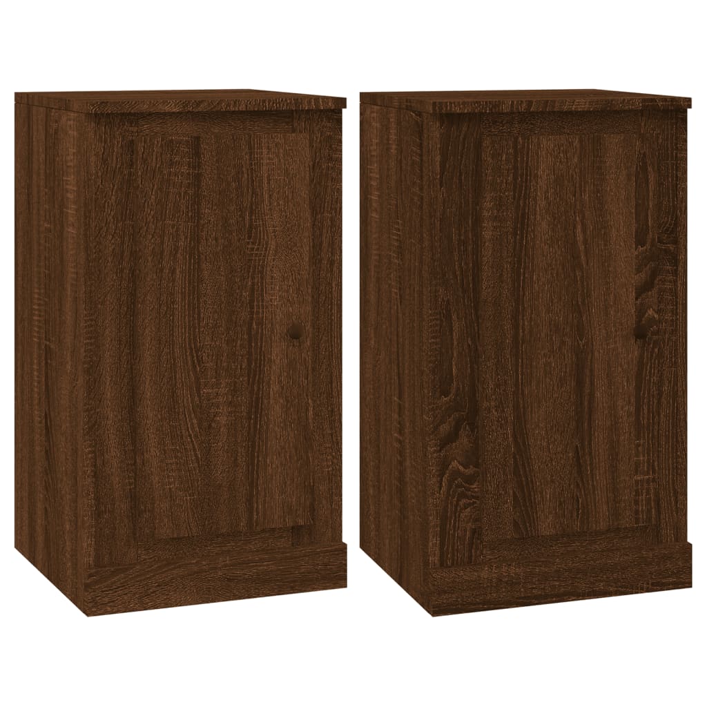 Komoda 2 kom boja hrasta 37,5x35,5x67,5 cm konstruirano drvo