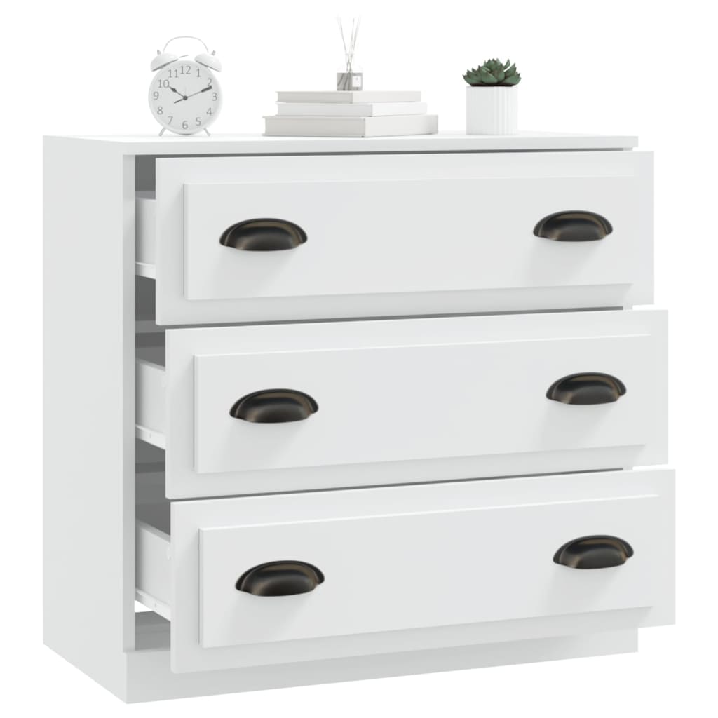 Komoda bijela 70 x 35,5 x 67,5 cm od konstruiranog drva
