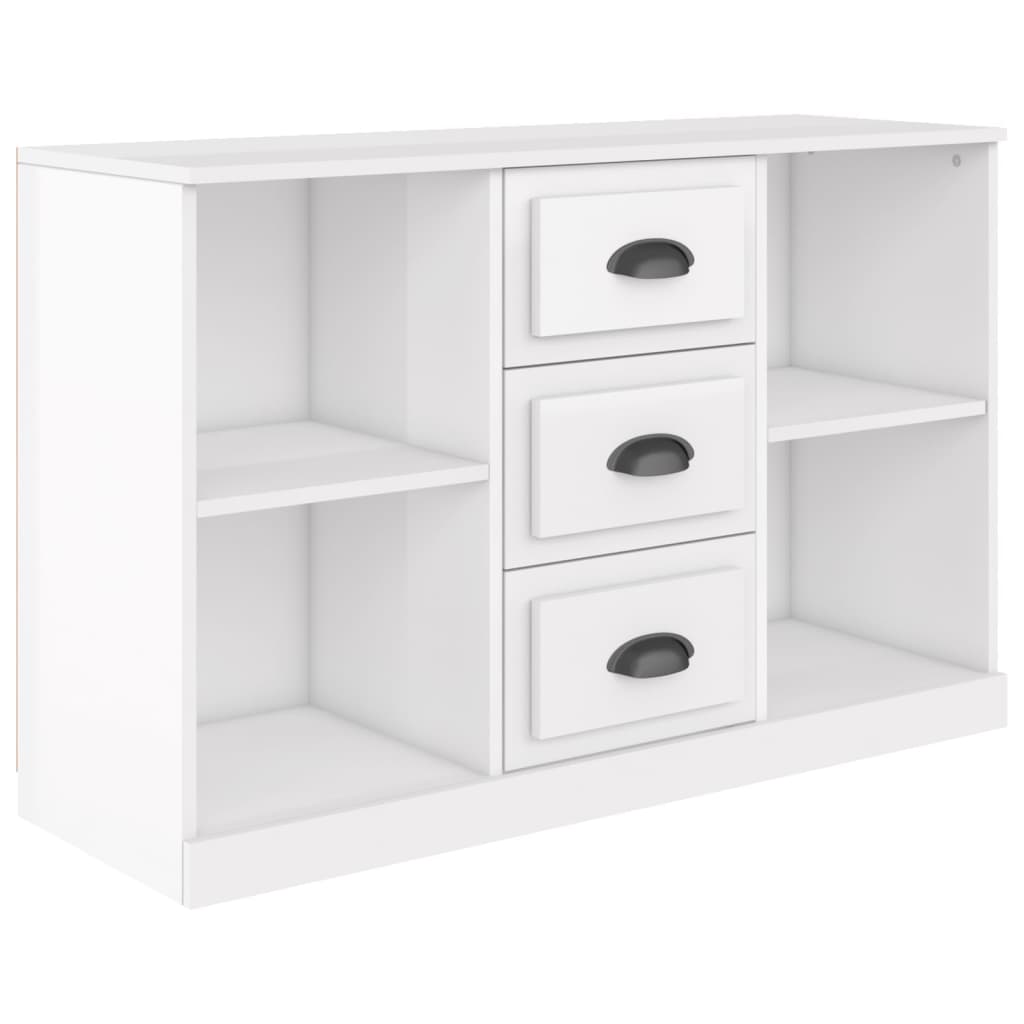 Komoda sjajna bijela 104,5x35,5x67,5 cm od konstruiranog drva
