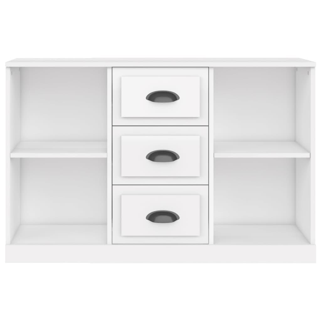 Komoda sjajna bijela 104,5x35,5x67,5 cm od konstruiranog drva