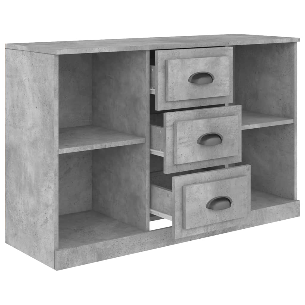 Komoda siva boja betona 104,5x35,5x67,5cm od konstruiranog drva