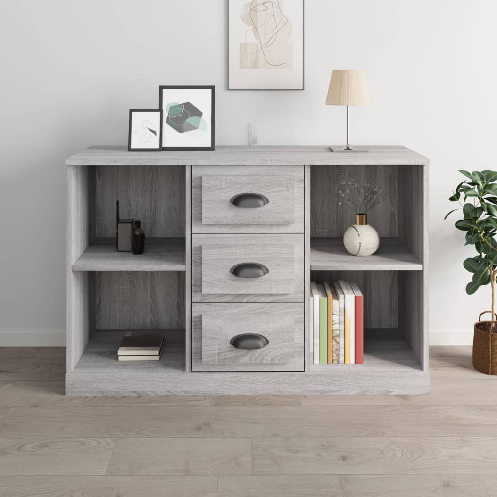 Komoda siva sonome 104,5x35,5x67,5 cm konstruirano drvo