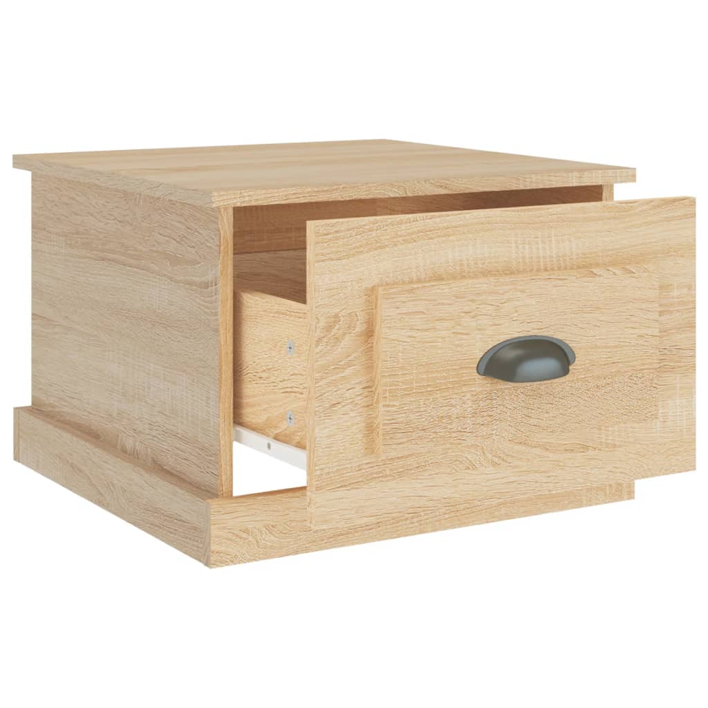 Stolić za kavu boja hrasta 50x50x35 cm konstruirano drvo