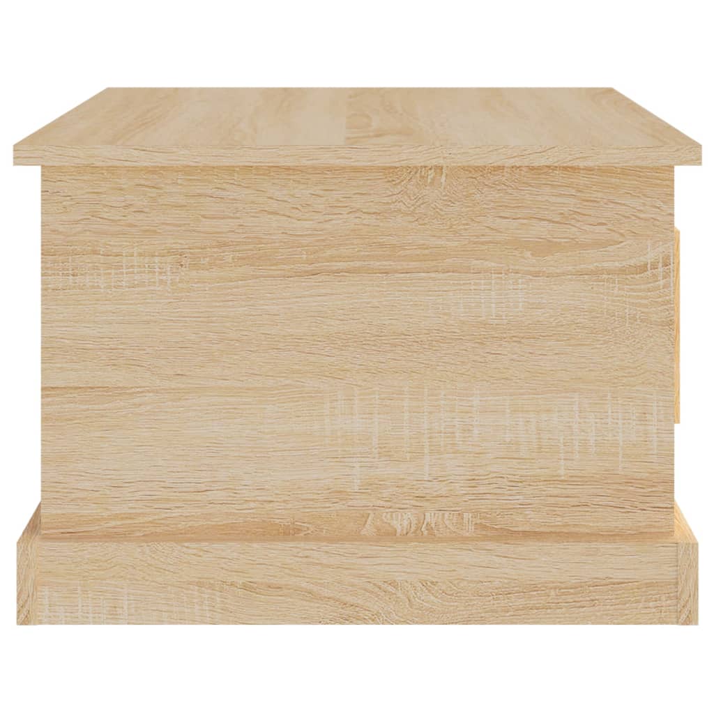Stolić za kavu boja hrasta 50x50x35 cm konstruirano drvo