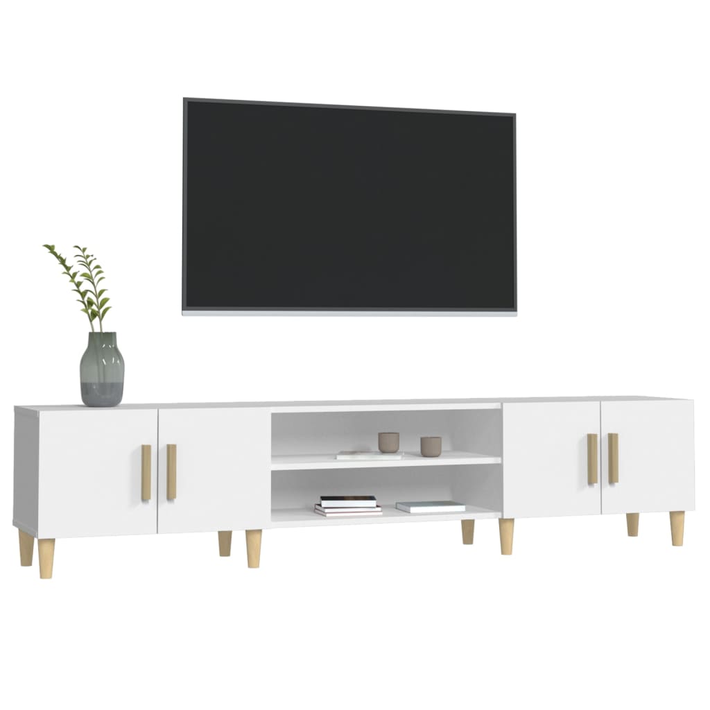 TV ormarić bijeli 180x31,5x40 cm inženjerski drvo