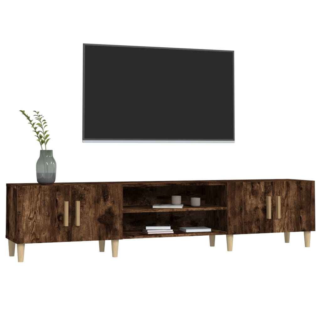 TV ormarić boja dimljenog hrasta 180x31,5x40 konstruirano drvo