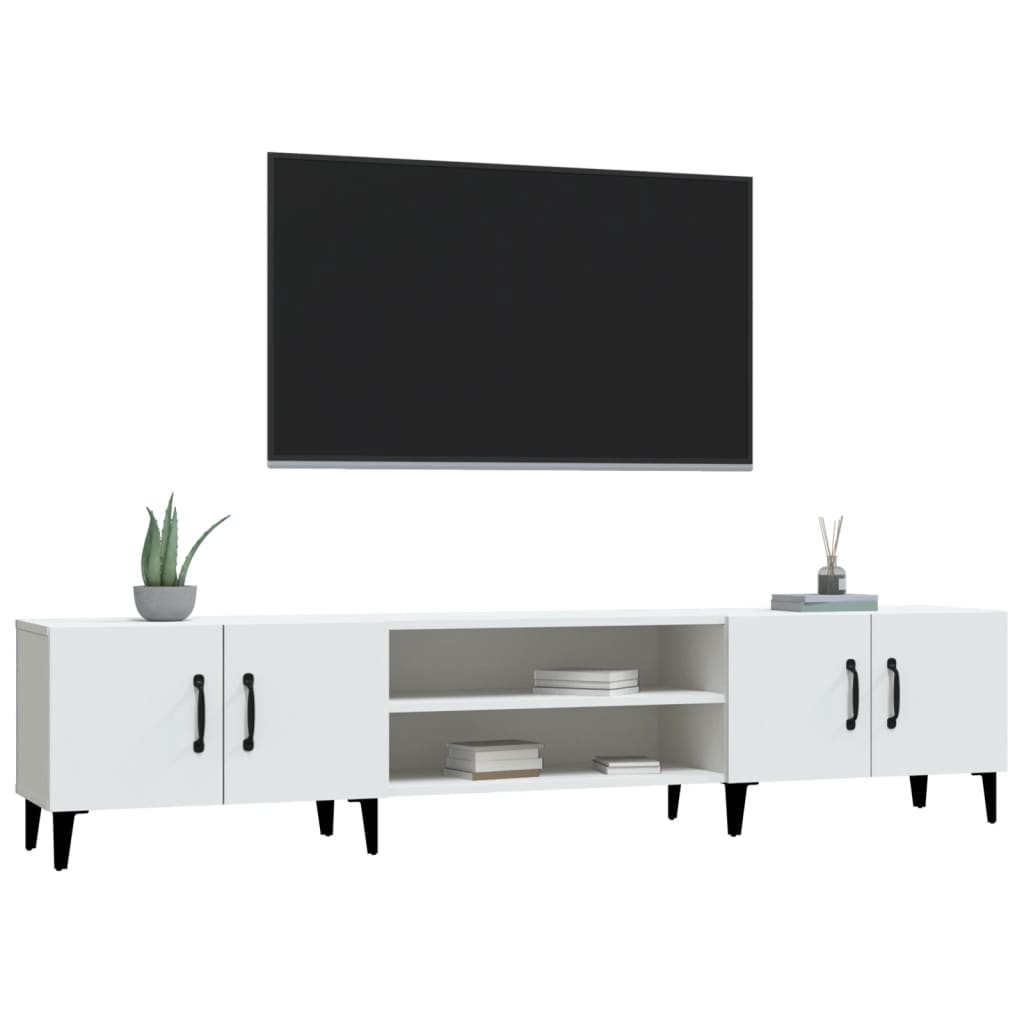 TV ormarić bijeli 180x31,5x40 cm inženjerski drvo