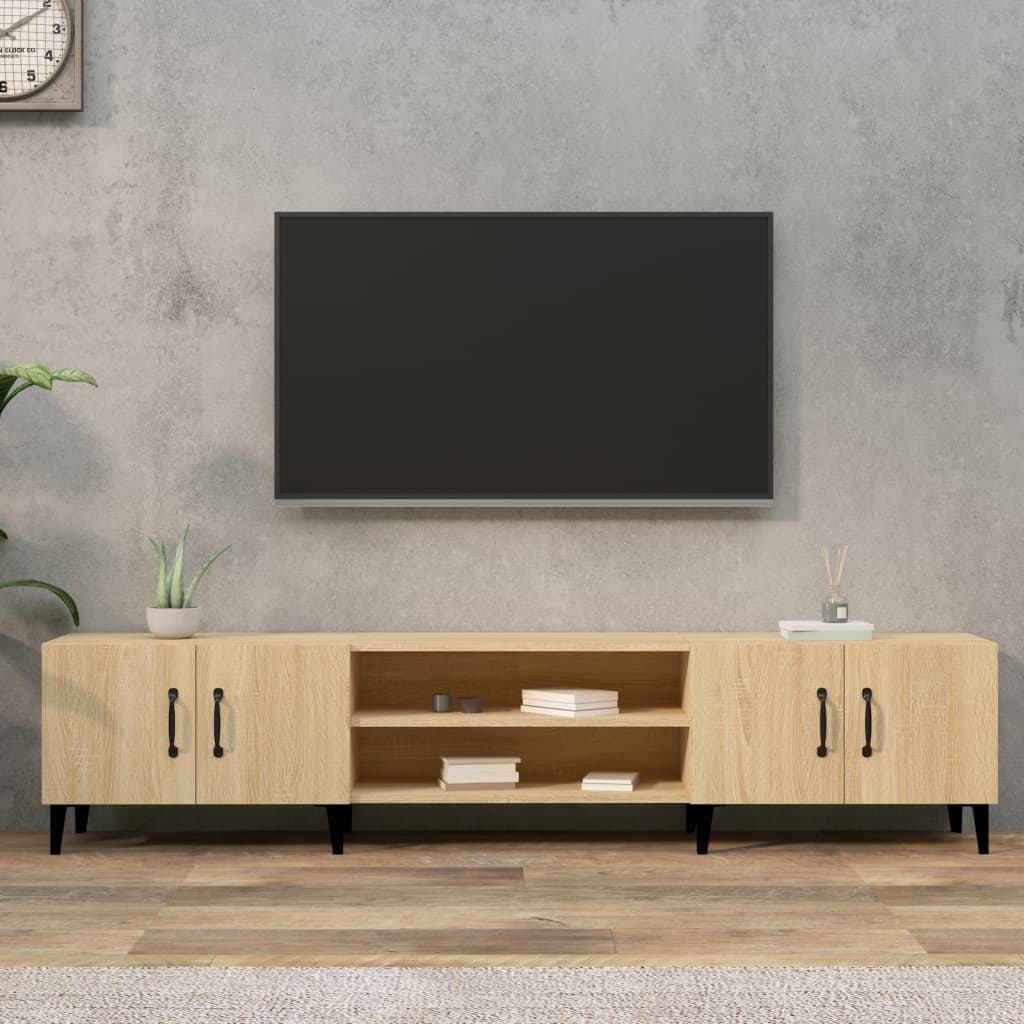 TV ormarić Sonoma hrast 180x31,5x40 cm Konstruirano drvo