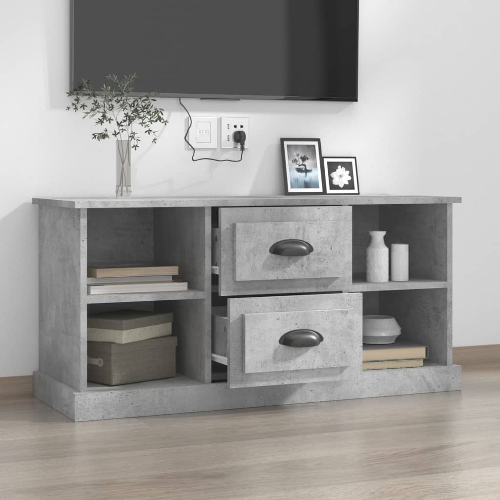 TV ormarić boja betona 99,5x35,5x48 cm od konstruiranog drva