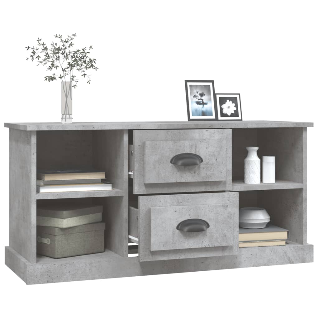TV ormarić boja betona 99,5x35,5x48 cm od konstruiranog drva