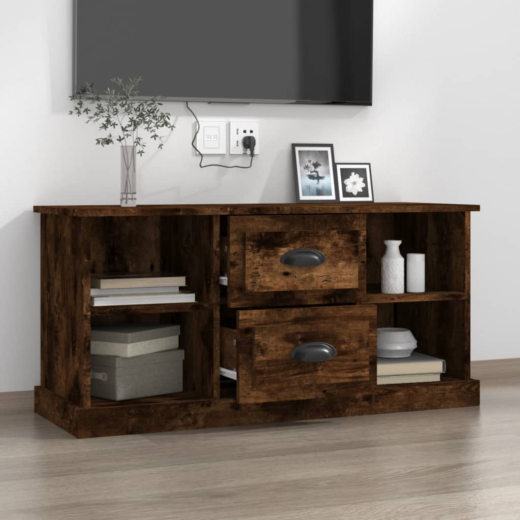 TV ormarić boja hrasta 99,5 x 35,5 x 48 cm konstruirano drvo