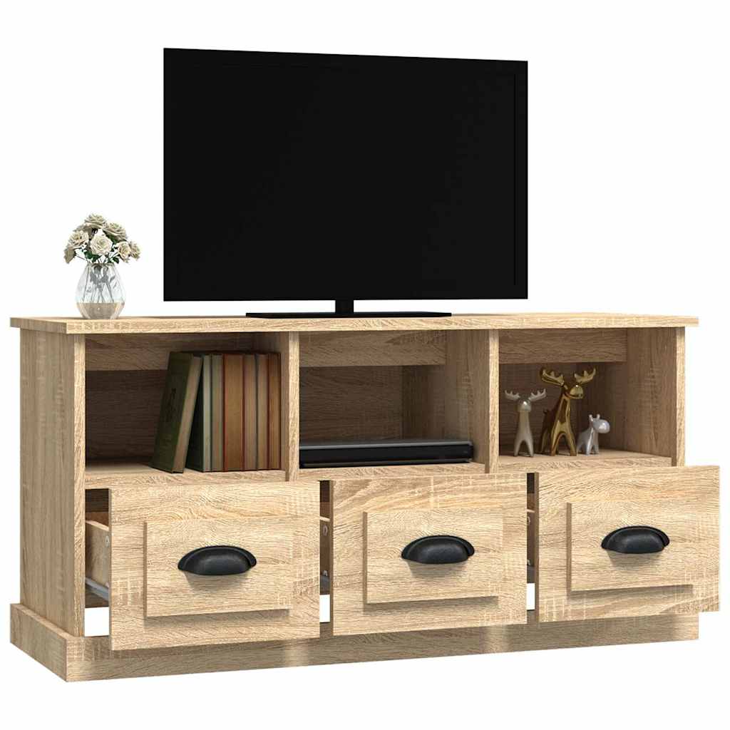 TV ormarić boja hrasta sonome 100x35x50 cm konstruirano drvo