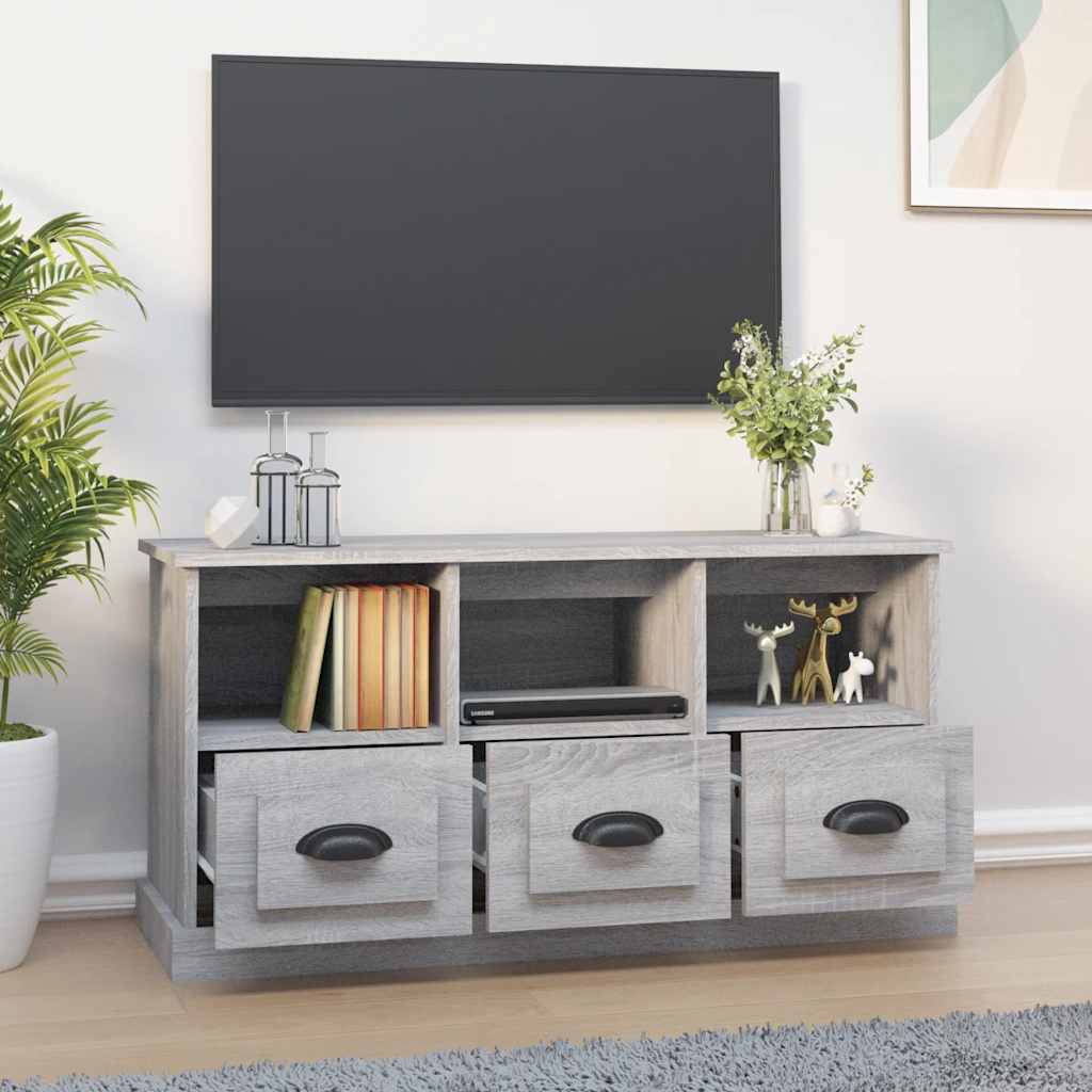 TV ormarić boja hrasta sonome 100x35x50 cm konstruirano drvo
