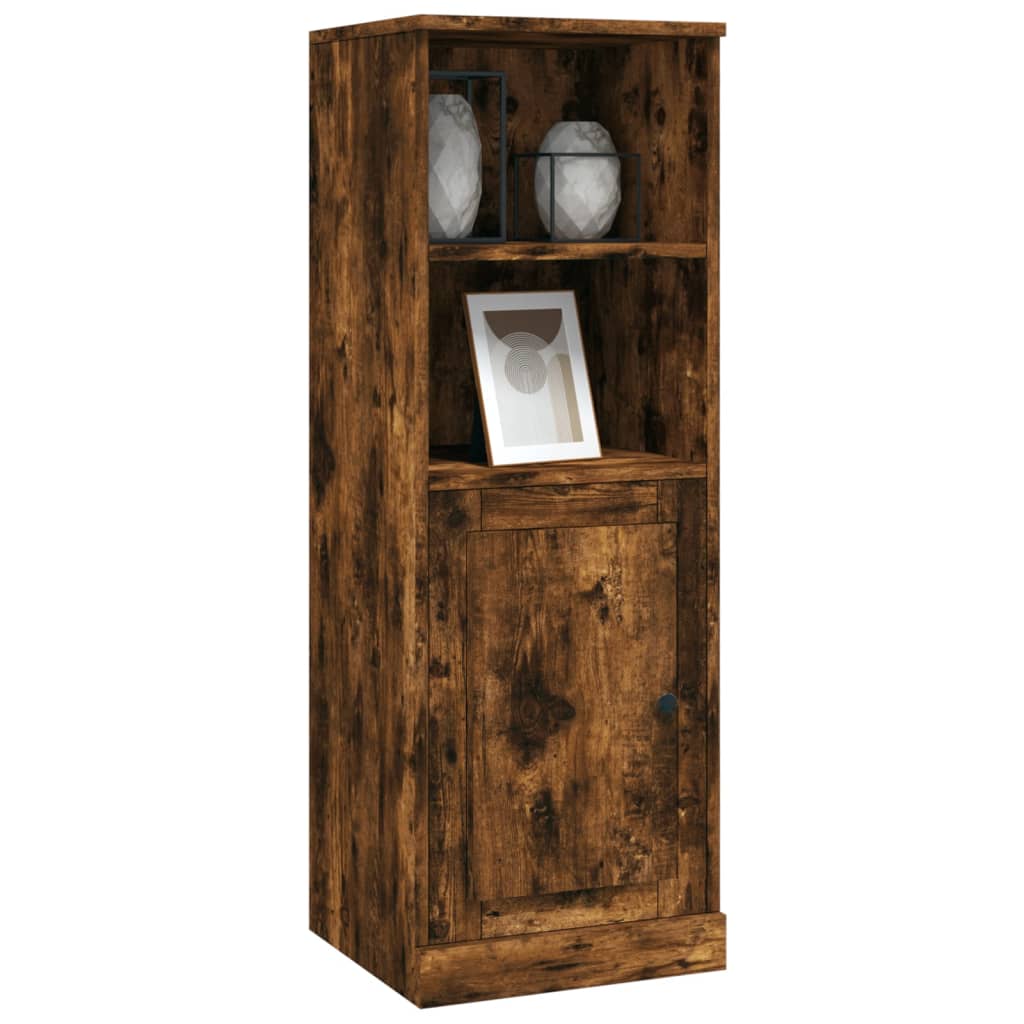 Visoka komoda boja hrasta 36x35,5x103,5 cm konstruirano drvo