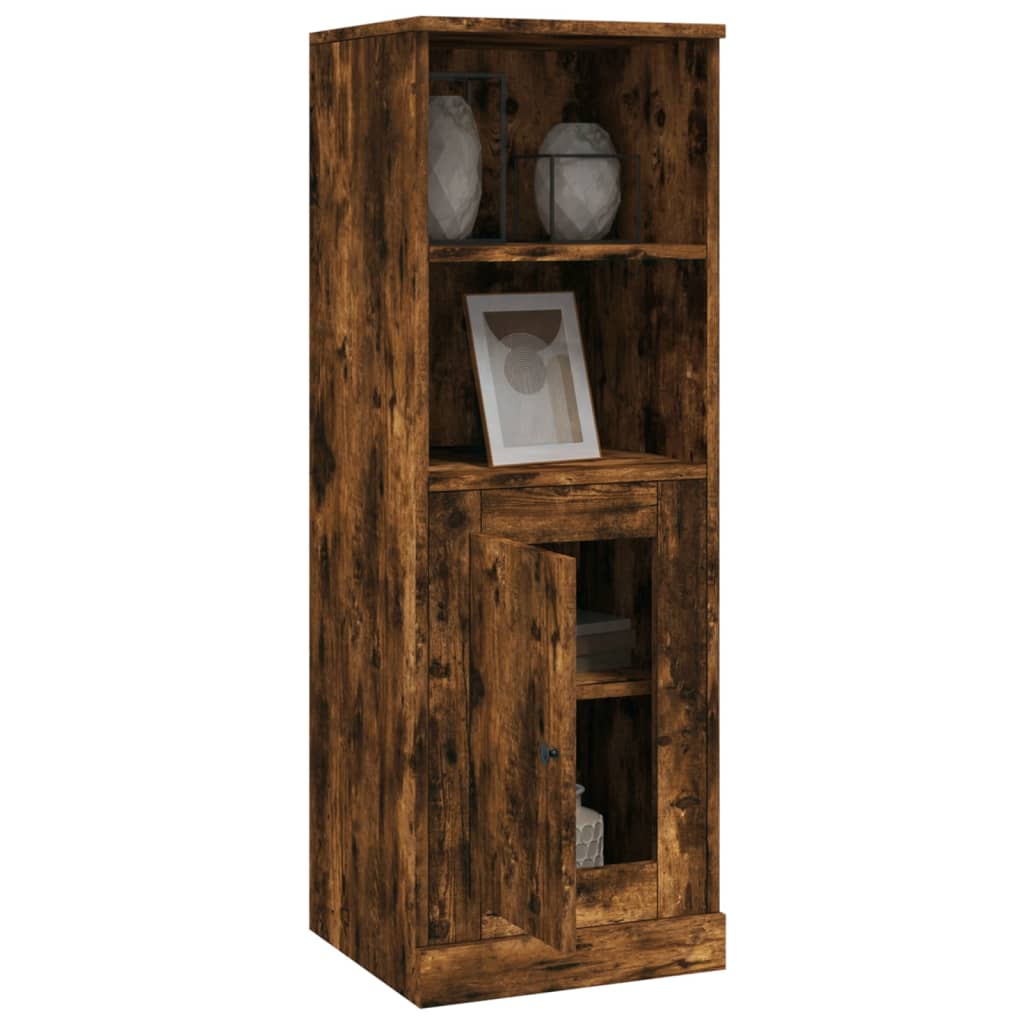 Visoka komoda boja hrasta 36x35,5x103,5 cm konstruirano drvo