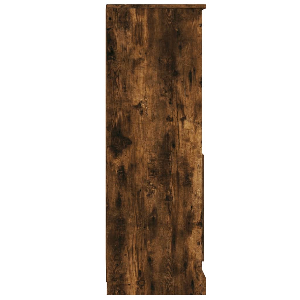 Visoka komoda boja hrasta 36x35,5x103,5 cm konstruirano drvo