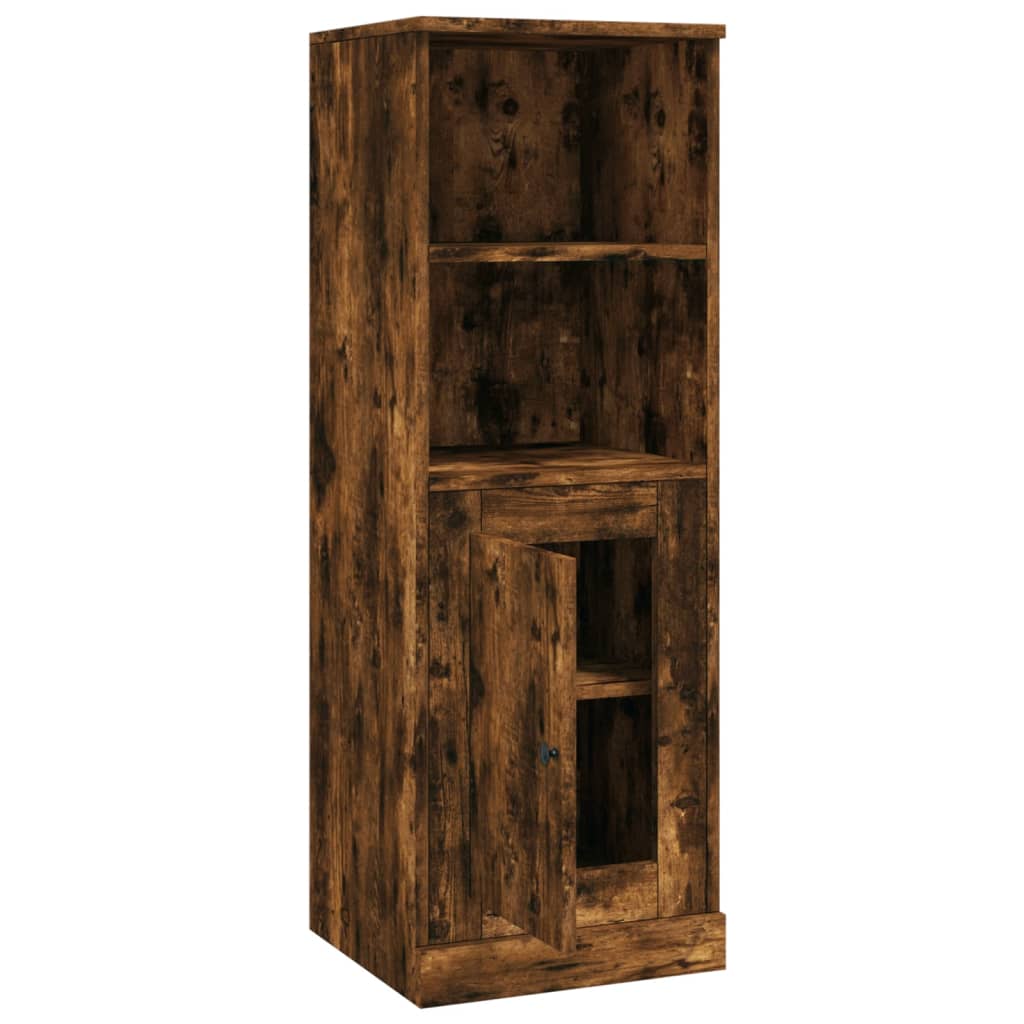 Visoka komoda boja hrasta 36x35,5x103,5 cm konstruirano drvo