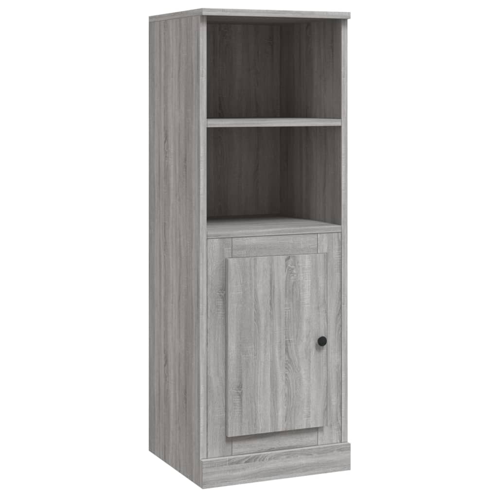 Visoka komoda siva sonome 36x35,5x103,5 cm konstruiranog drva