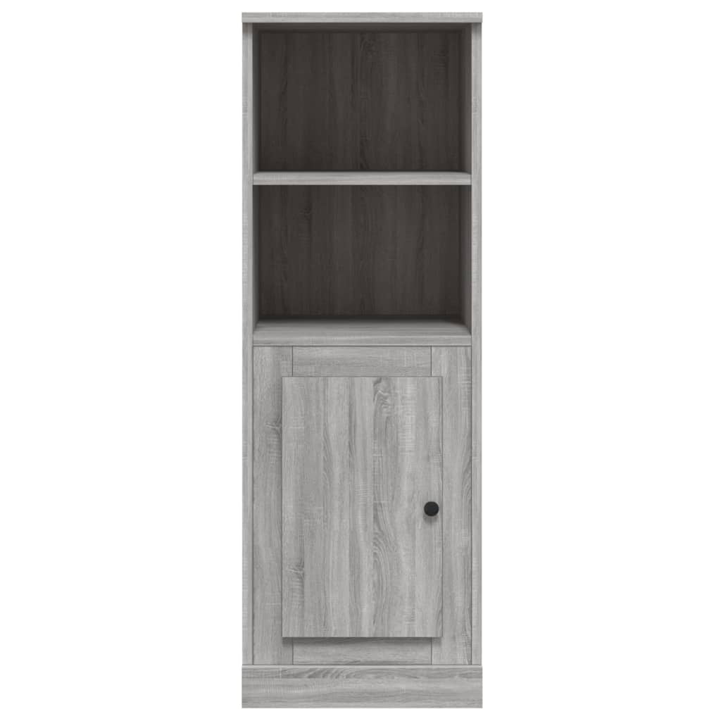 Visoka komoda siva sonome 36x35,5x103,5 cm konstruiranog drva
