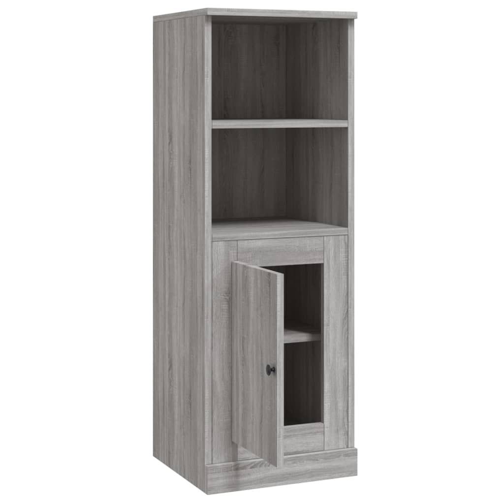 Visoka komoda siva sonome 36x35,5x103,5 cm konstruiranog drva