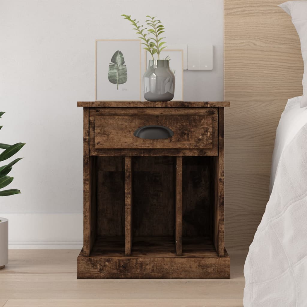 Noćni ormarić boja dimljenog hrasta 43x36x50 cm