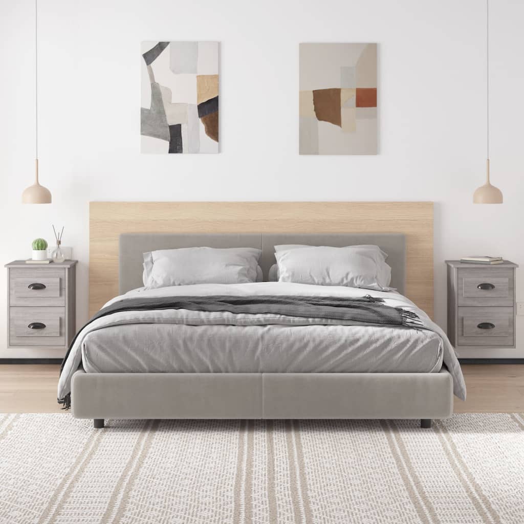 Zidni noćni ormarići 2 kom Boja sivog hrasta sonome 41,5x36x53