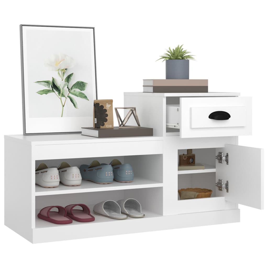 Ormarić za cipele bijeli 100 x 42 x 60 cm od konstruiranog drva