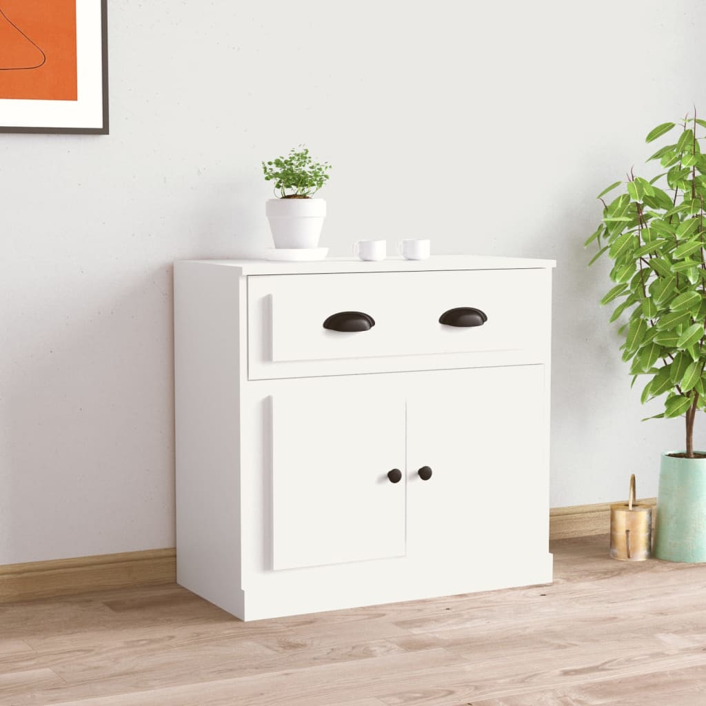 Komoda bijela 70 x 35,5 x 67,5 cm od konstruiranog drva