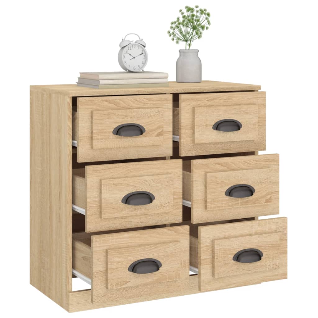 Komoda boja hrasta sonome 70x35,5x67,5 cm konstruirano drvo