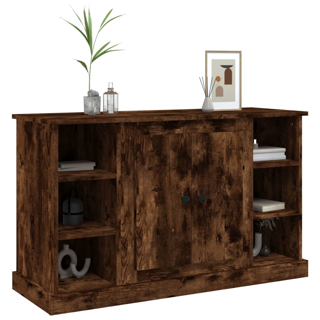 Komoda boja dimljenog hrasta 100x35,5x60 cm konstruirano drvo